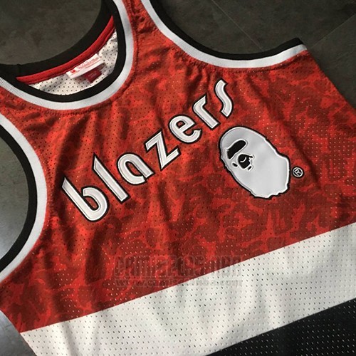 Camiseta Portland Trail Blazers Bape #93 Retro Rojo